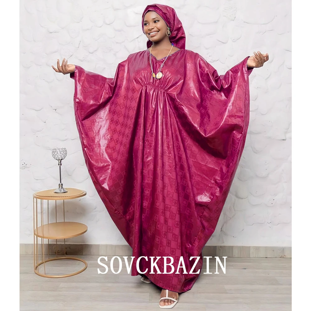 Wearable Throughout The Four Seasons Robe Bazin Riche Clothing African Attire Gowns Women Dresses For Party And Wedding Scarf