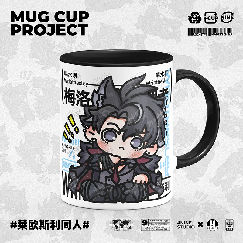 

Anime Genshin Impact Wriothesley Cosplay Cute Mascot Animation Mark Cup Send Friend Glass Ceramic Water Mug Xmas Birthday Gift