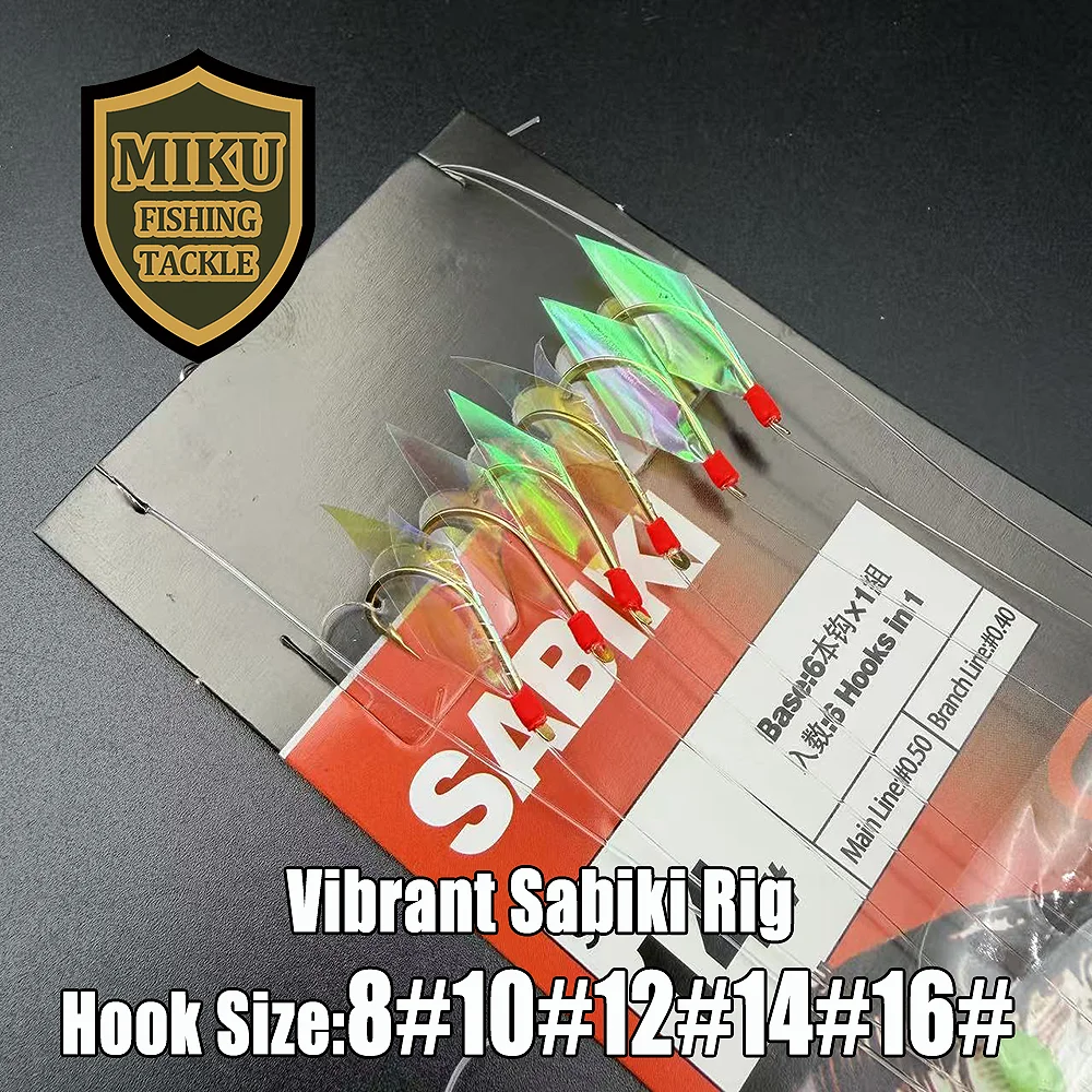 5er-Pack lebendige Sabiki-Rigs, bunte Köder, bionische Köder mit leuchtenden Perlen, effizientes Makrelen-Angelset, Angelzubehör – Detail 3