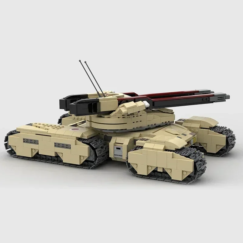 Military Car Model Moc Building Bricks GDI Mammoth MK-3 Tank Technology Modular Blocks Gifts Christmas Toys DIY Sets Assembly