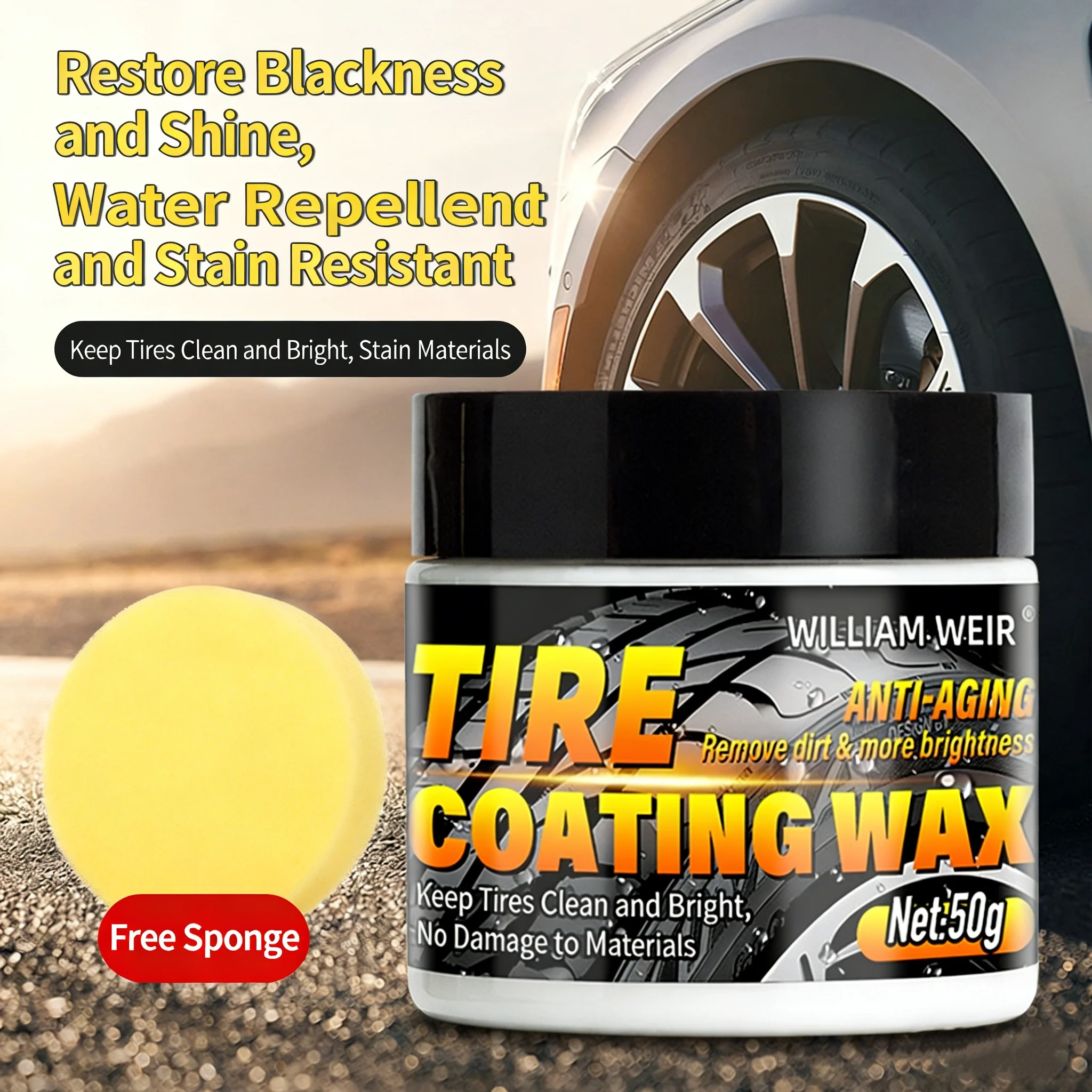 

Воск для шин, средство для придания блеска автомобильным шинам, воск для восстановления салона и приборной панели, уход, защита от потускнения, долговечность, антивозрастной эффект, для автомобильных шин.