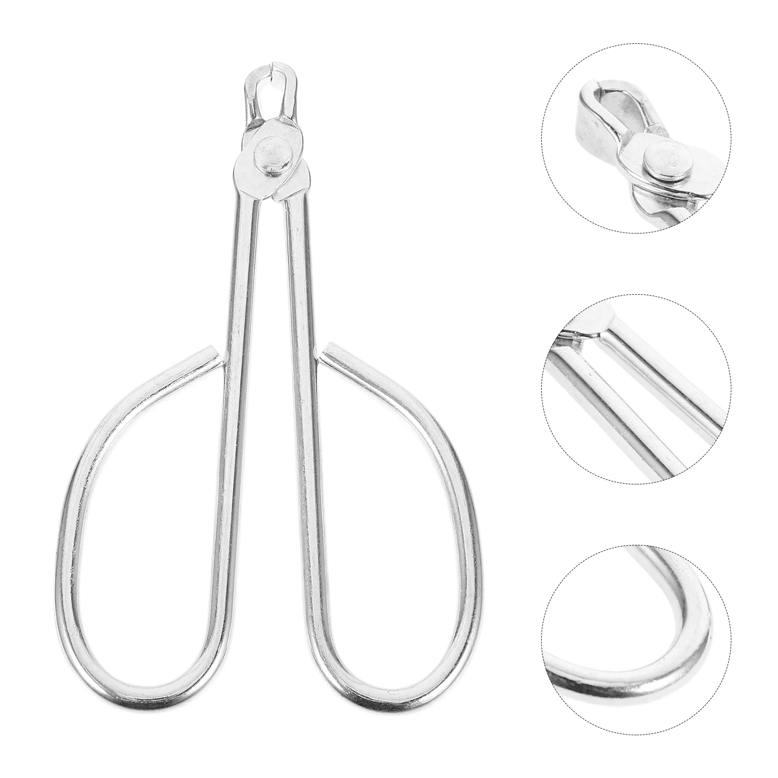 

3pcs Pine Nut Clip Stainless Steel Multi use Opener Heavy Duty Cracker Household Tool for Peeling Pistachios Sunflower Seeds Nut
