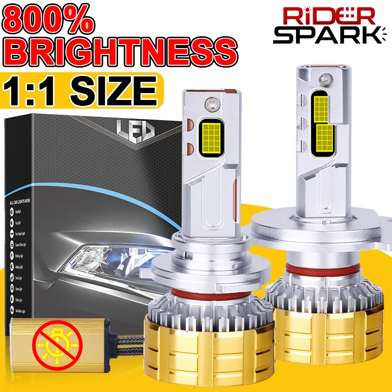 

1000000LM H7 H1 H4 Светодиодная фара K5C pro Canbus H11 H8 H1 HB3 9005 HB4 9006 9012 HIR2 H9 6500K 800W 30PCS 9084 CSP Автомобильный фонарь 12 В
