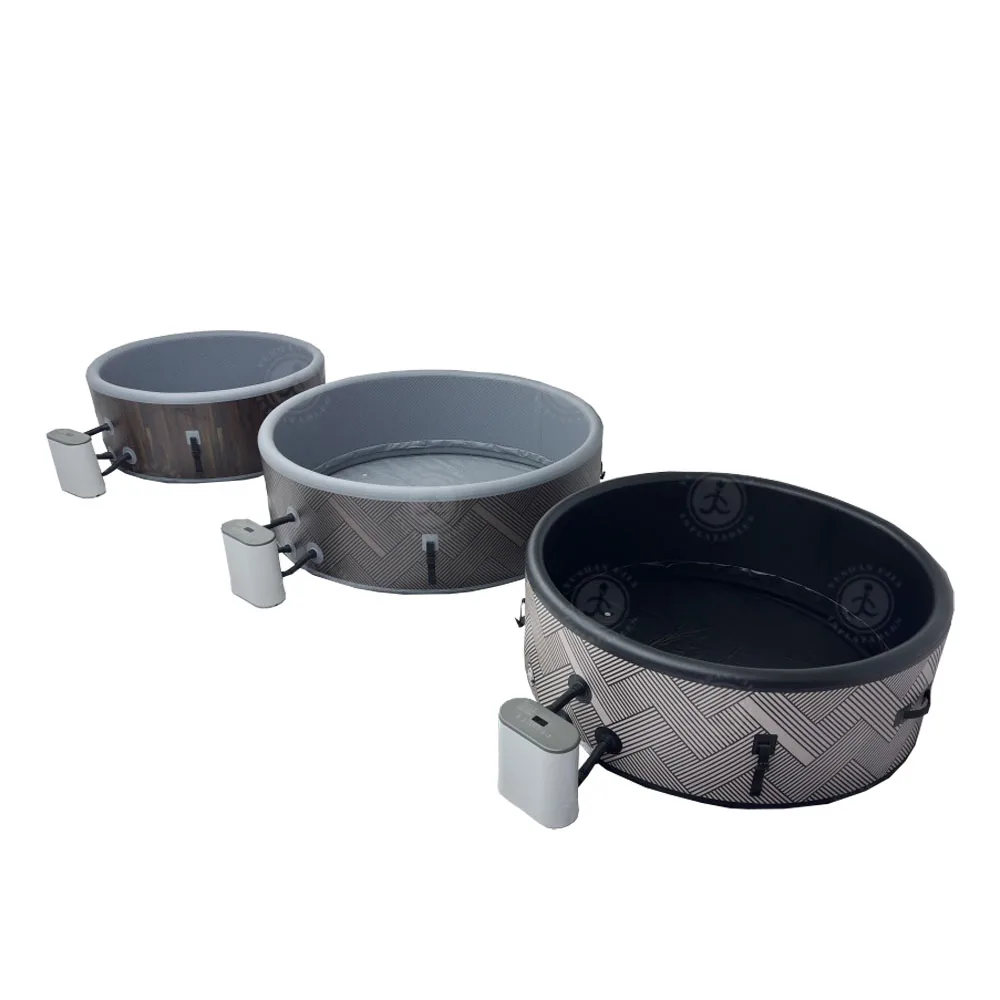 STLF فاخر Diameter210 سم حوض استحمام ساخن قابل للنفخ مع فقاعات التدليك في الهواء الطلق حوض سبا ساخن حوض استحمام سبا فقاعة قابلة للنفخ #1