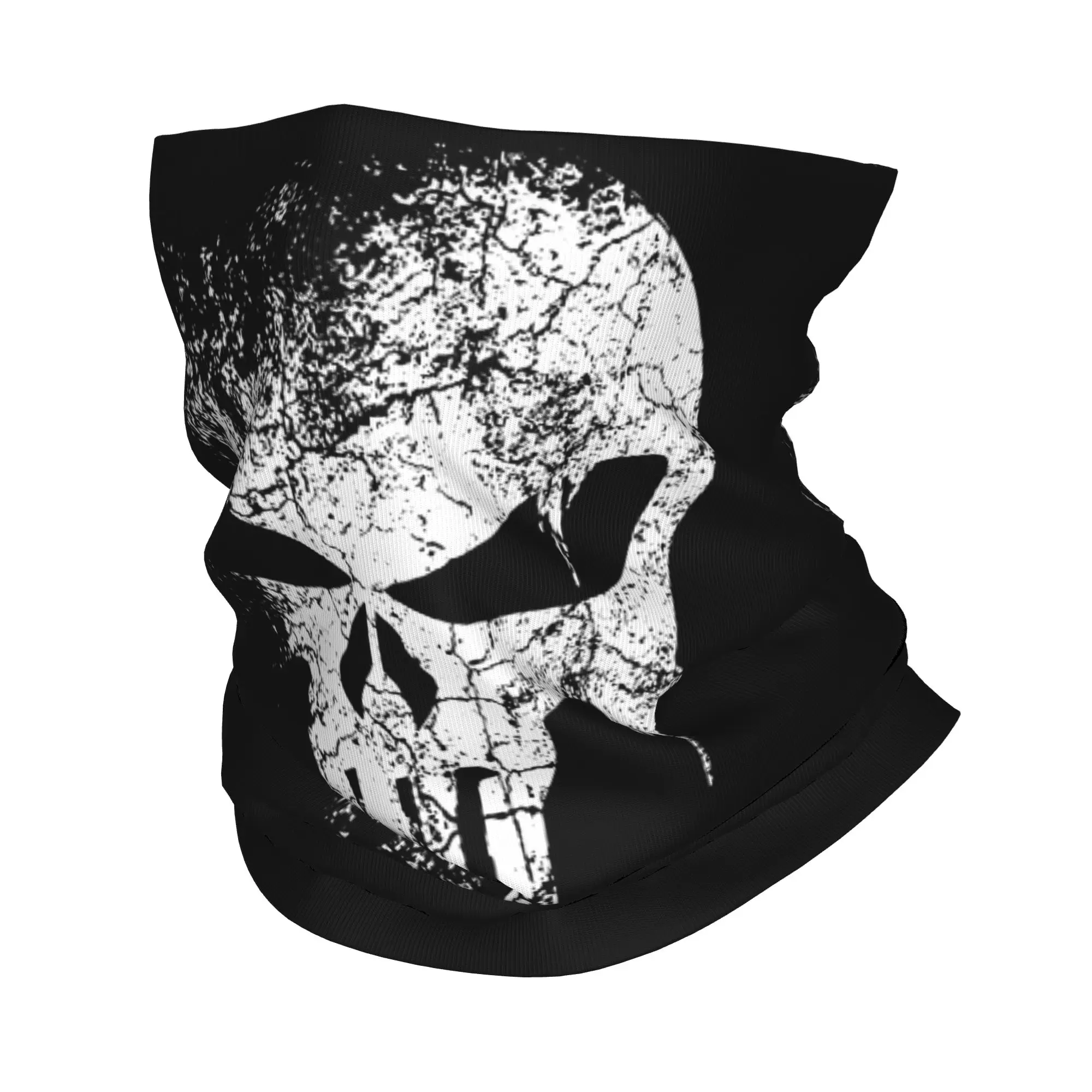 Punishers Skull Bandana Neck Cover Printed  Magic Scarf Multi-use Headband Riding Unisex Adult Winter