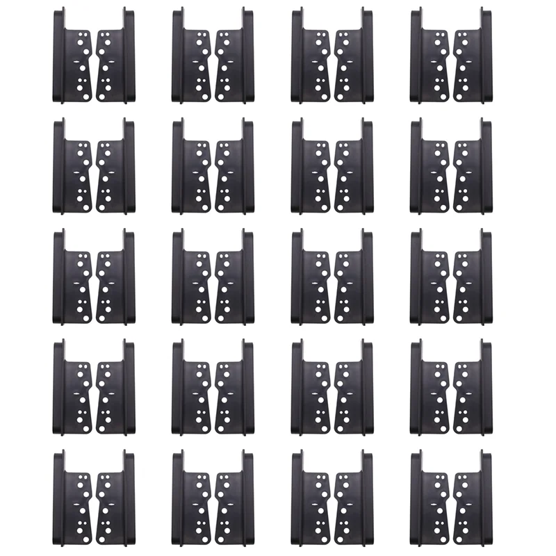 

B07A-подходит для Toyota 40, двойной Din Fascia Facia Dash Kit, автомобильные стерео боковые накладки, кронштейны