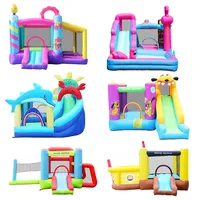 Doctor Dolphin  Environmental Protection Oxford Cloth Children's Water Slide Bounce House Bounce Castle Inflatable Castle