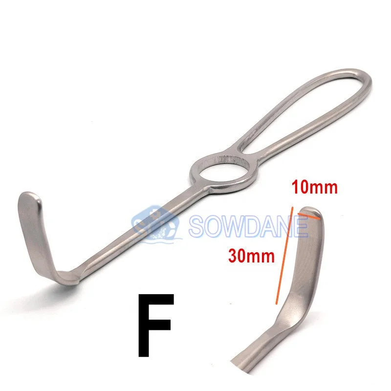 Y Lab Retractor Kocher-Langenbeck Retractor Cheek Tissue Surgery Retractor Stainless Steel Lab Instruments Tools