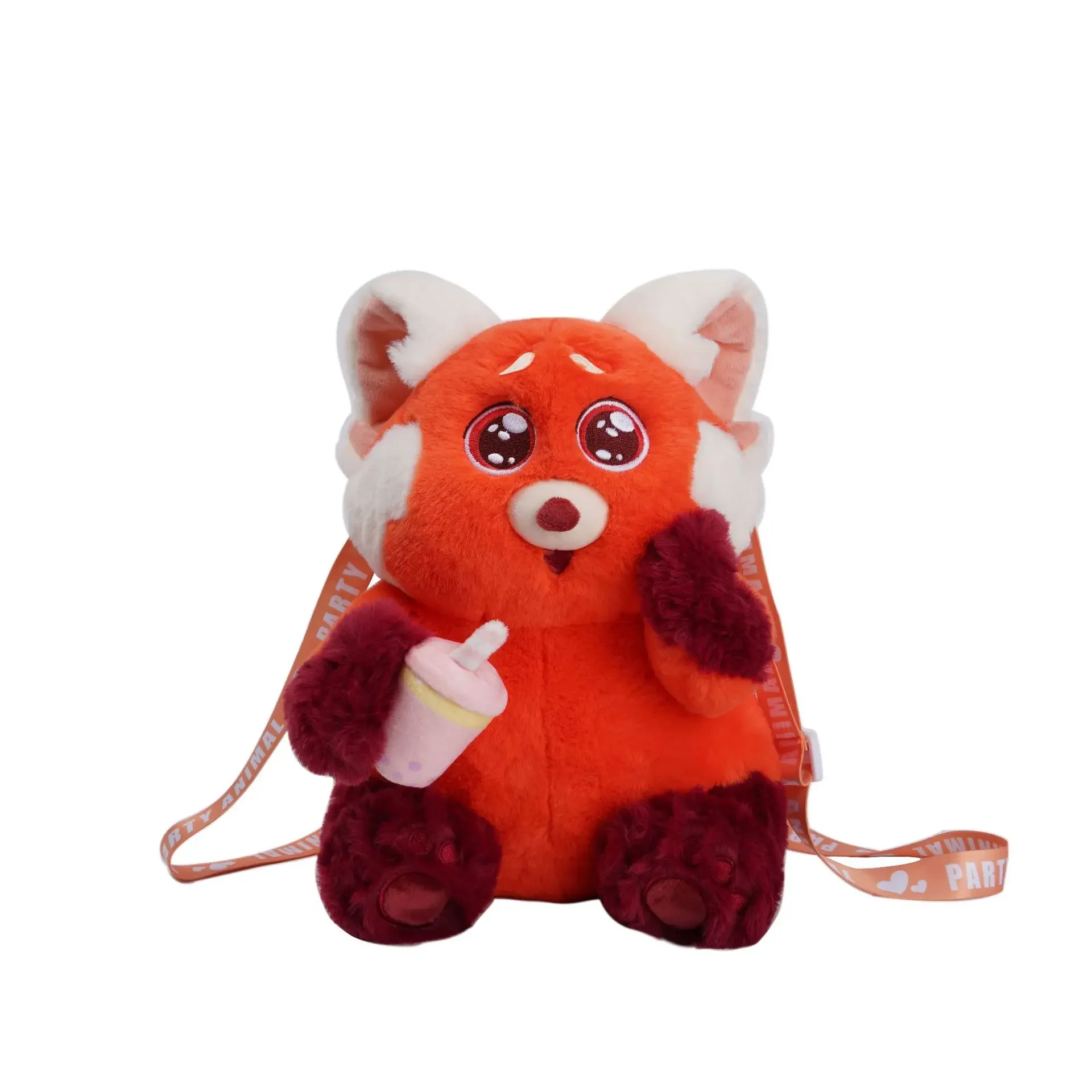 Disney Youth Metamorfosi Panda Rosso Meimei Peluche Bambola Simpatico ciondolo Borsa per il cambio della bambola