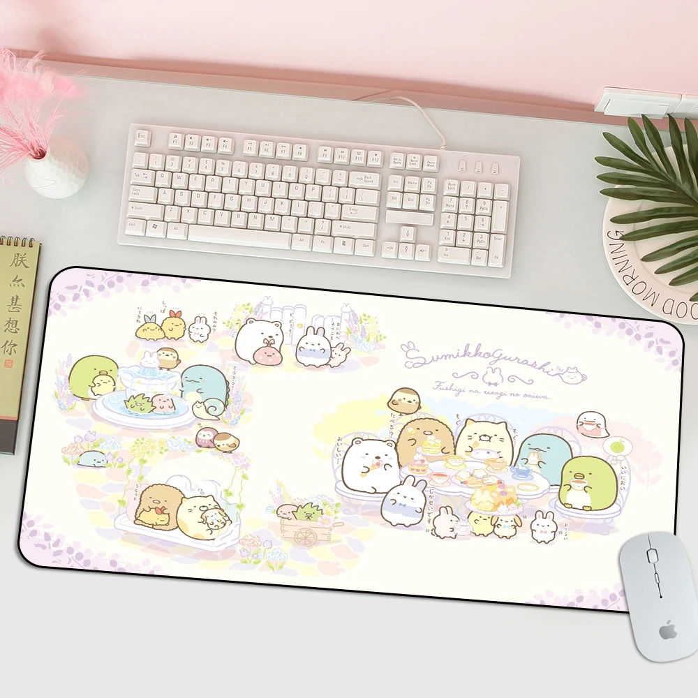 Mouse Pad Desk Computer Carpet Mausepad Cute Desk Accessories Keyboard Sumikko Gurashi Laptop Office Mouse Mat Kawaii Desk Pad