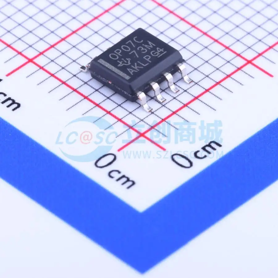 Rsh (100Pcs) Brand New Original Genuine Op07Cdr Silk Screen Op07C Package Soic-8 Single Channel Operational Amplifier Chip