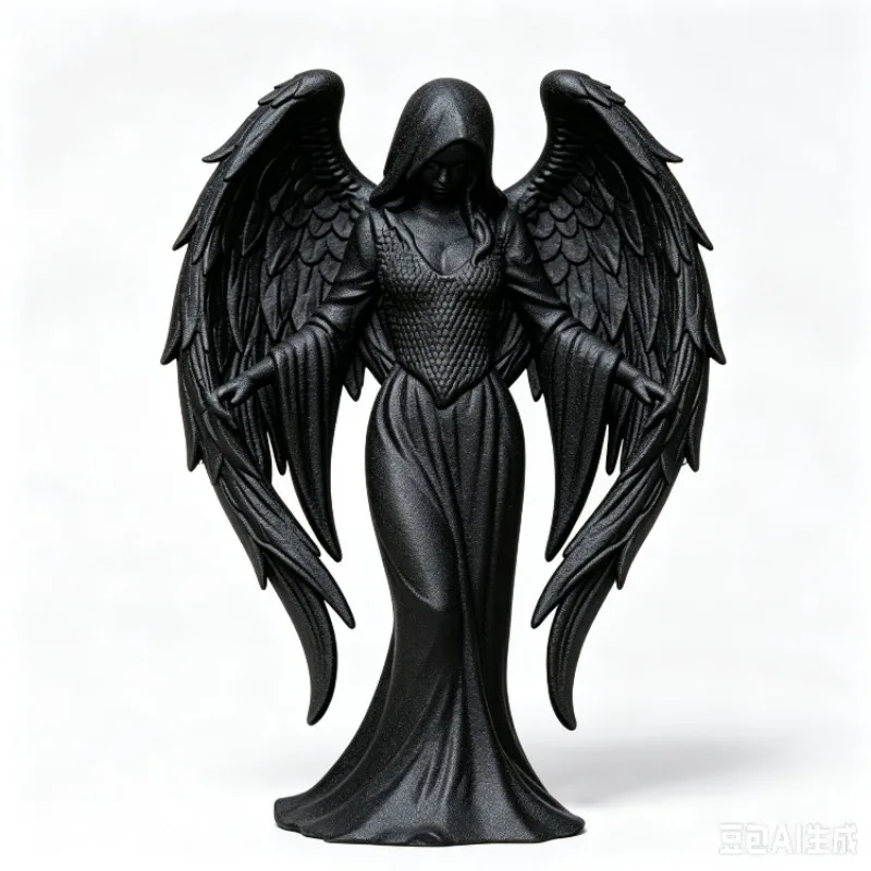 20cm Large Elegant Modern Minimalist Angel Statue Ornaments, Desktop Creative Sculpture Figures, Home Decoration Crafts view 5
