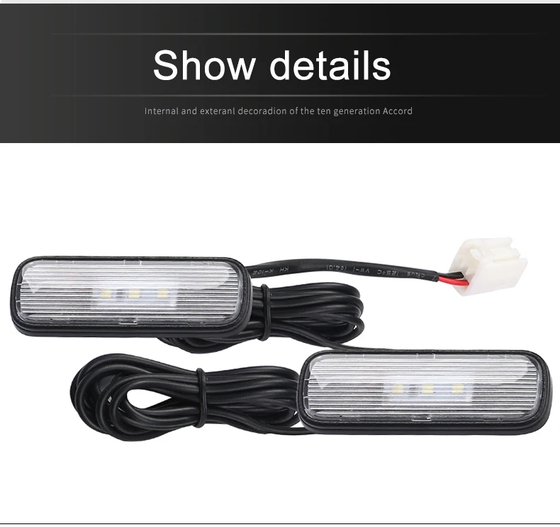 Für Honda Civic X Accord X 10th CRV RW 5th 2018 2019 2020 LED Auto Multi-Funktion fuß-Welle Lichter Atmosphäre Lampe Zubehör – Detail 7
