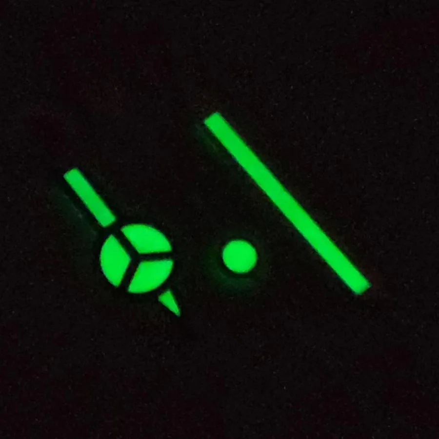 Relógio luminoso verde ponteiro mãos, relógio acessórios, NH35, NH36, 4R, movimento 7S