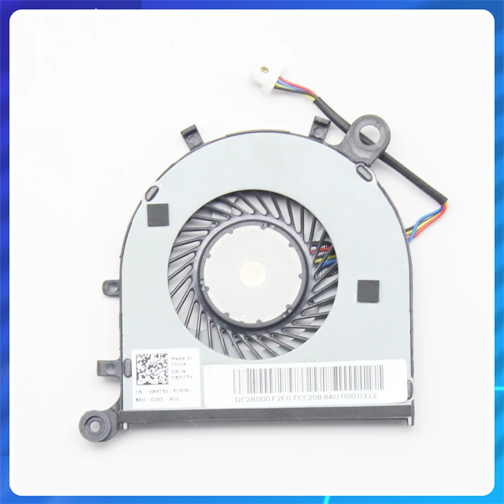 New CN-0XHT5V for XPS13 9343 9350 9360 P54G Seires Fan Laptop CPU Cooling Fan DC28000F2F0 FFH0 DC5V 0.5A 0XHT5V XHT5V