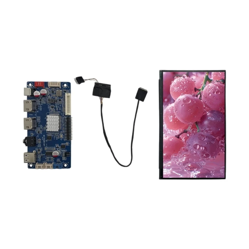 U55C 7inch TFT LCD Display Touchable Screen FL5893 Drive Communication Full Color FL5893 Screen Driver Board Replacement