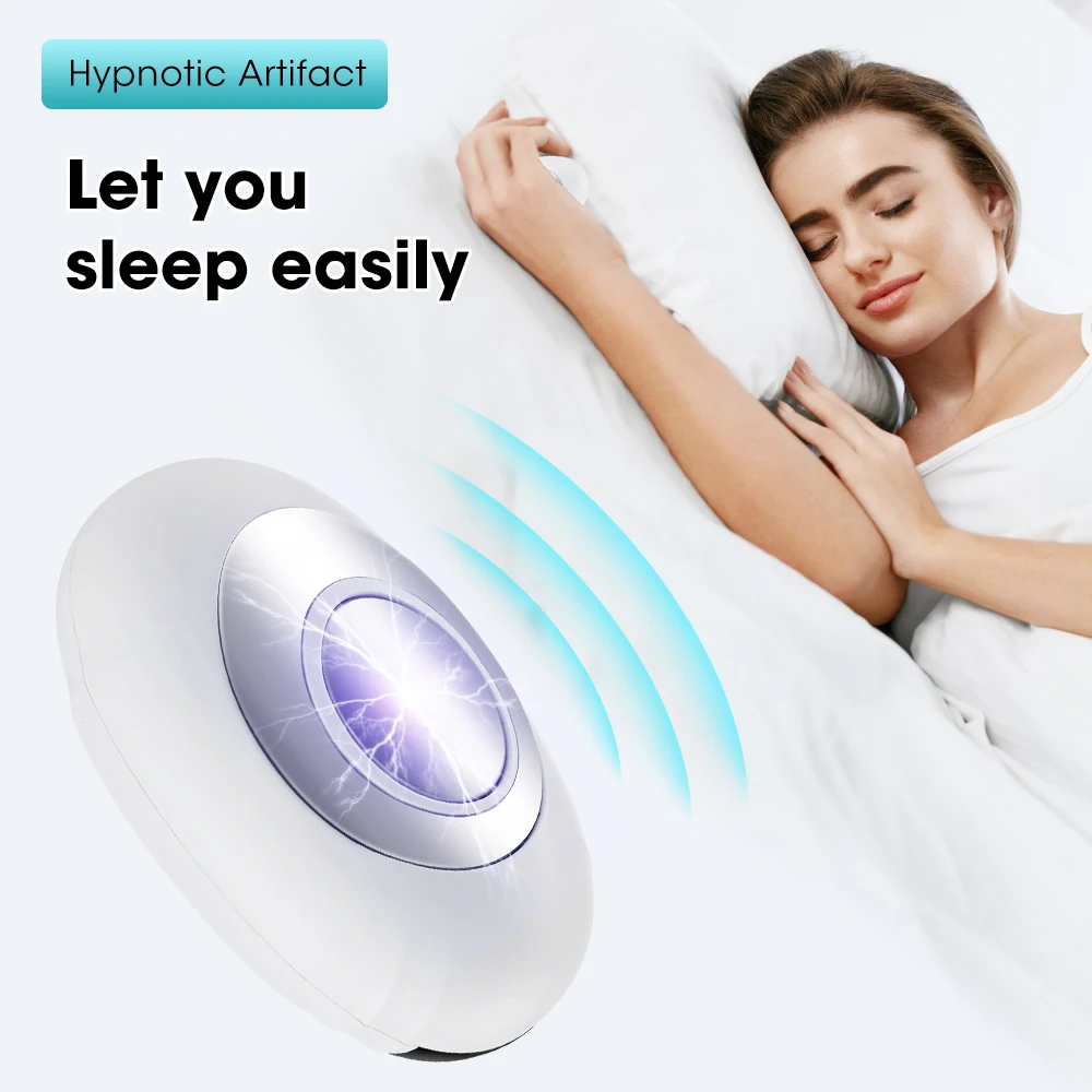 Hand Held Sleeping Healthy Pulse Stimulation Anxiety Relief Neuro Sleep Nerves Insomnia Soothe Device USB Smart Sleep Instrument