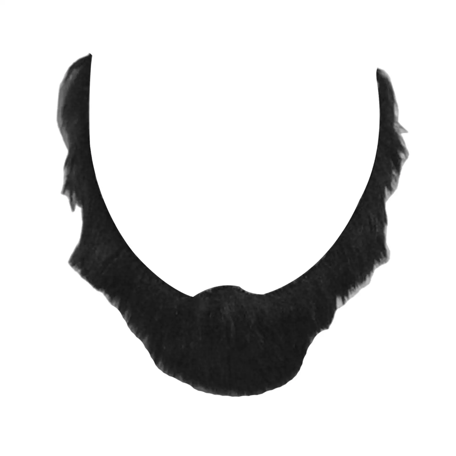 Barba falsa trajes acessórios para homens, pêlos faciais falsos, adereços de barba de flanela, bigodes de Halloween, cosplay vestir