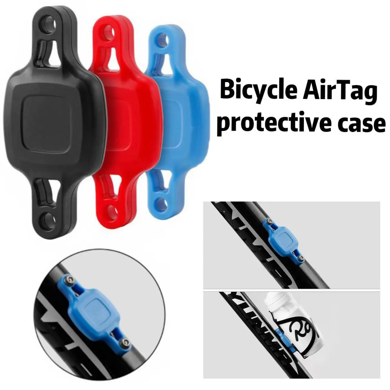 

Bike Mount For Airtag Bicycle GPS Tracker Holder Anti-Lost Tracking Device Case Cover Bike Accessories