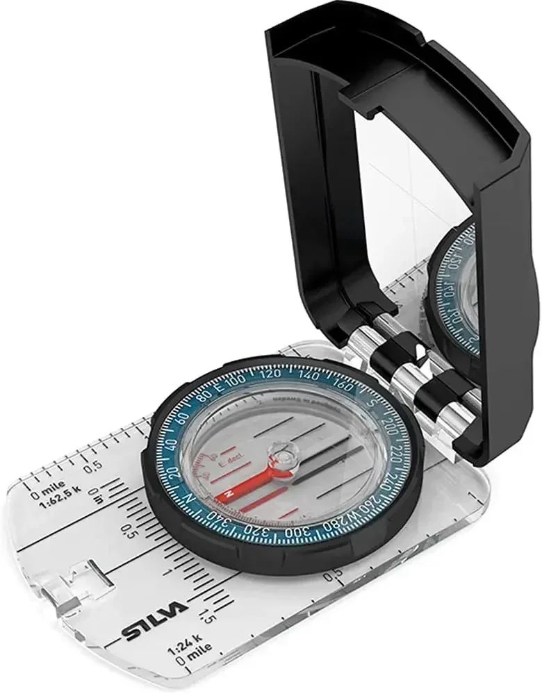 

Map Compass with Luminous Markings for Night Navigation