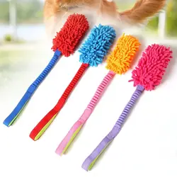 Durable Colorful Pet Chew Toy Funny Cute Grind Teeth Toy Plush Teething Resistant Rope Toy For Medium Large Dogs