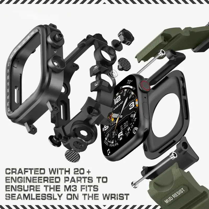 تصميم جديد طقم عصري لساعة أبل العصابات 49 مللي متر 46 مللي متر 45 مللي متر 44 مللي متر تجديد الحال بالنسبة iwatch سلسلة 11 10 9 8 7 6 SE3 Ultra 3 2 Correa