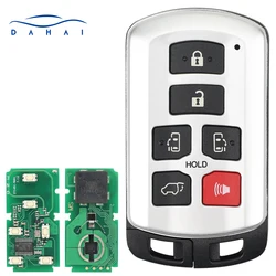 DAHAI-Clé télécommande intelligente à 6 boutons, 314.3MHz ID74, pour Toyota Sicannelle 2011 2012 2013 2014 2015 2016 2017 2018 2019, HYQ14ADR