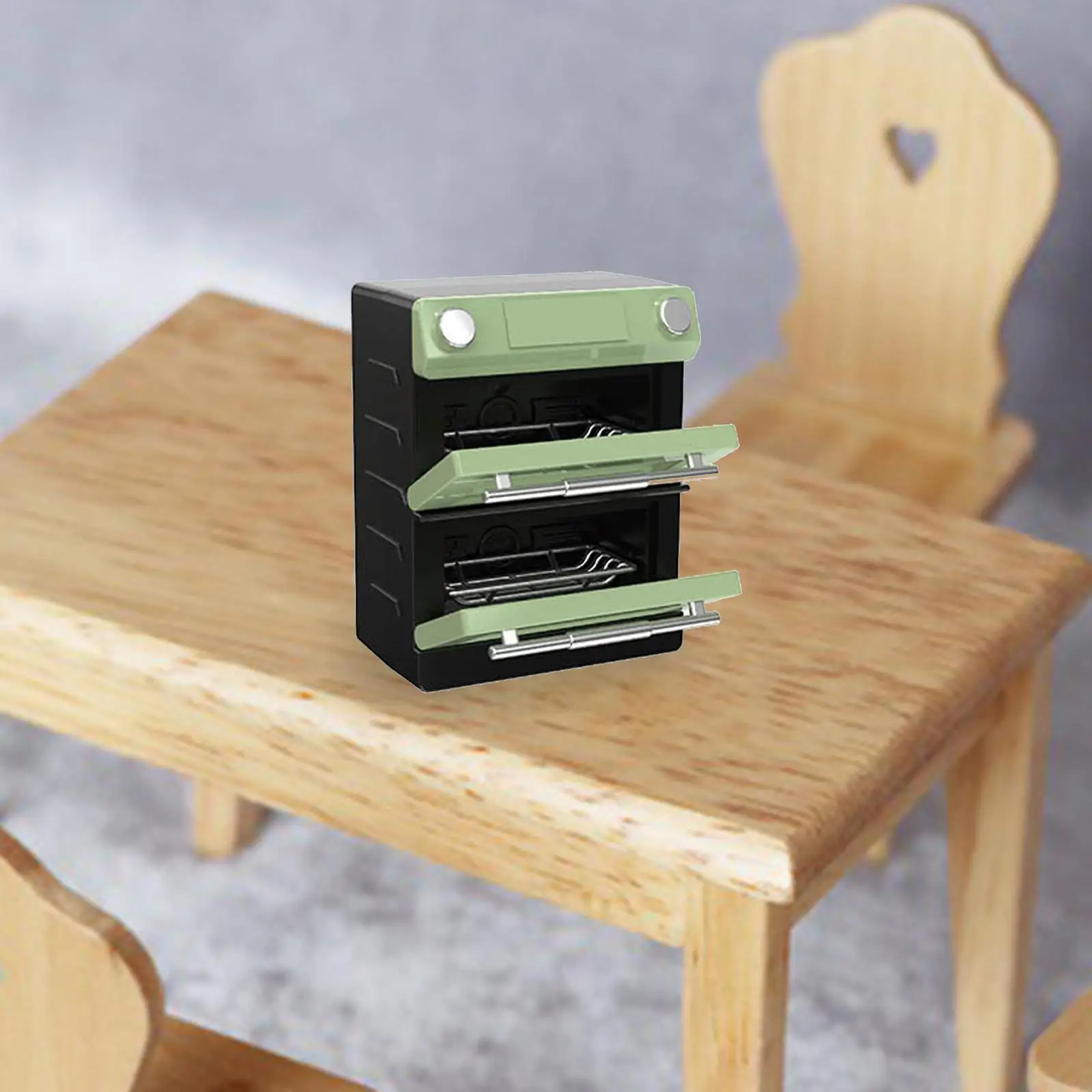 Casa de bonecas forno modelo panelas aparelho decoração para casa crianças fingir cozinhar playset cozinha brinquedos para crianças presentes aniversário