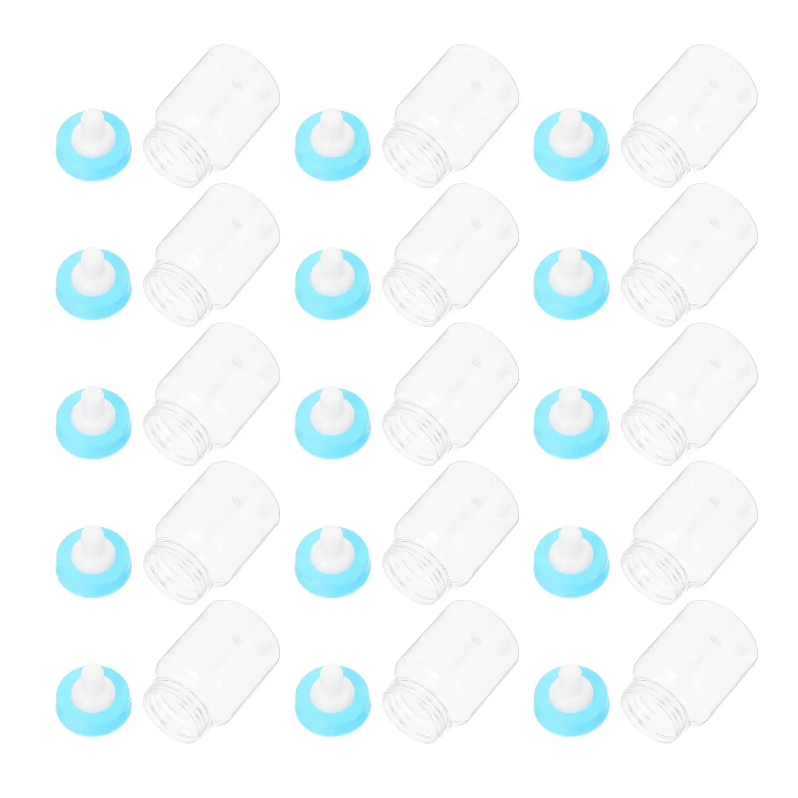 

24 Pcs Decorative Candy Bottles Baby Shower Gift Box Feeding Blue Kids Packaging Favors Games Party Supplies