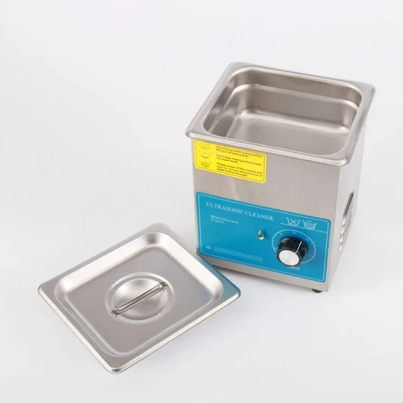 Stainless steel embossing u-ltrasonic cleaning machine 1.3L accessories commonly used timing machinery