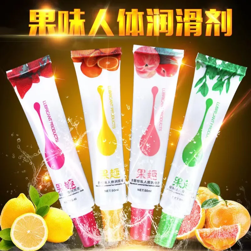 Suck Cock Oral Sex Lubricant Fruity Flavor Lubricanting Fluid for Adults Anal Vagina Sex Toys Gel Lube Couple Sexual Products