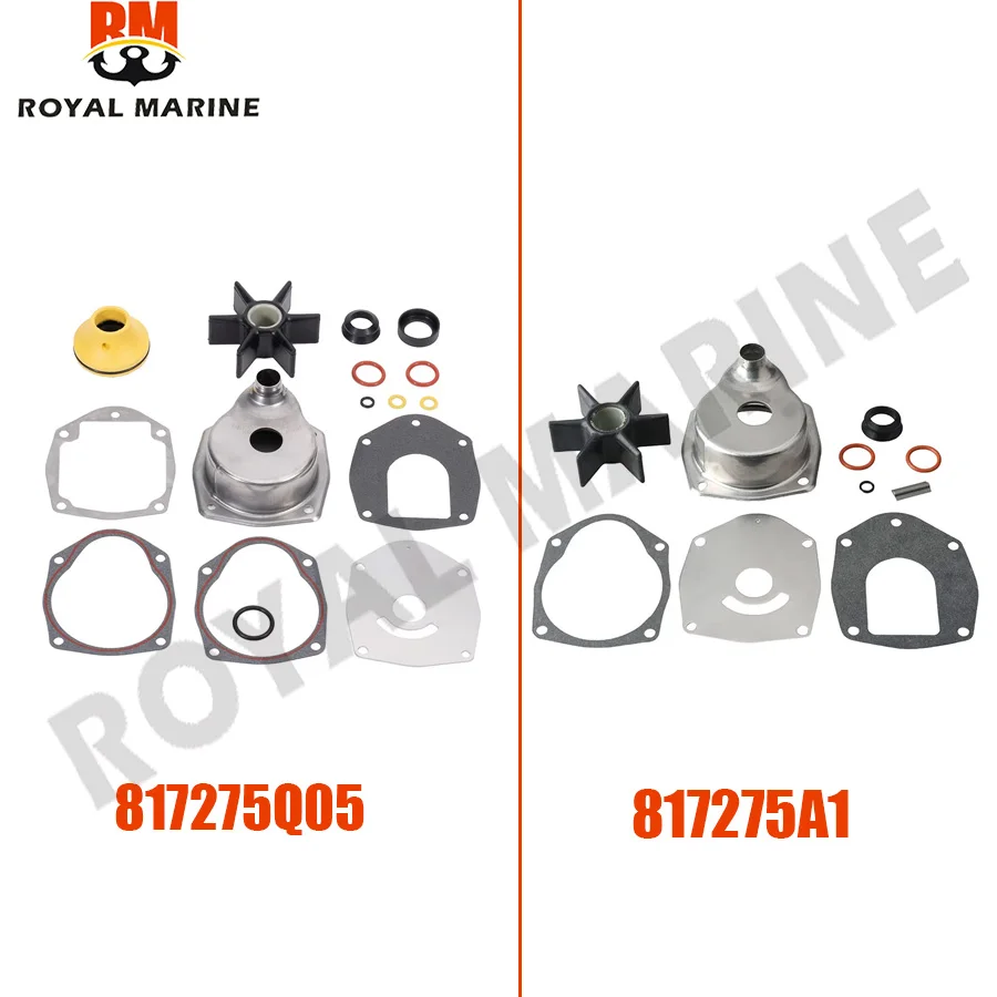 Kit de Reparación de Impulsor de Bomba de Agua 817275Q05 para Mercruiser Alpha One Gen II 200 225 250HP 1991–2021 4T 40-250HP 817275A1 817275A2