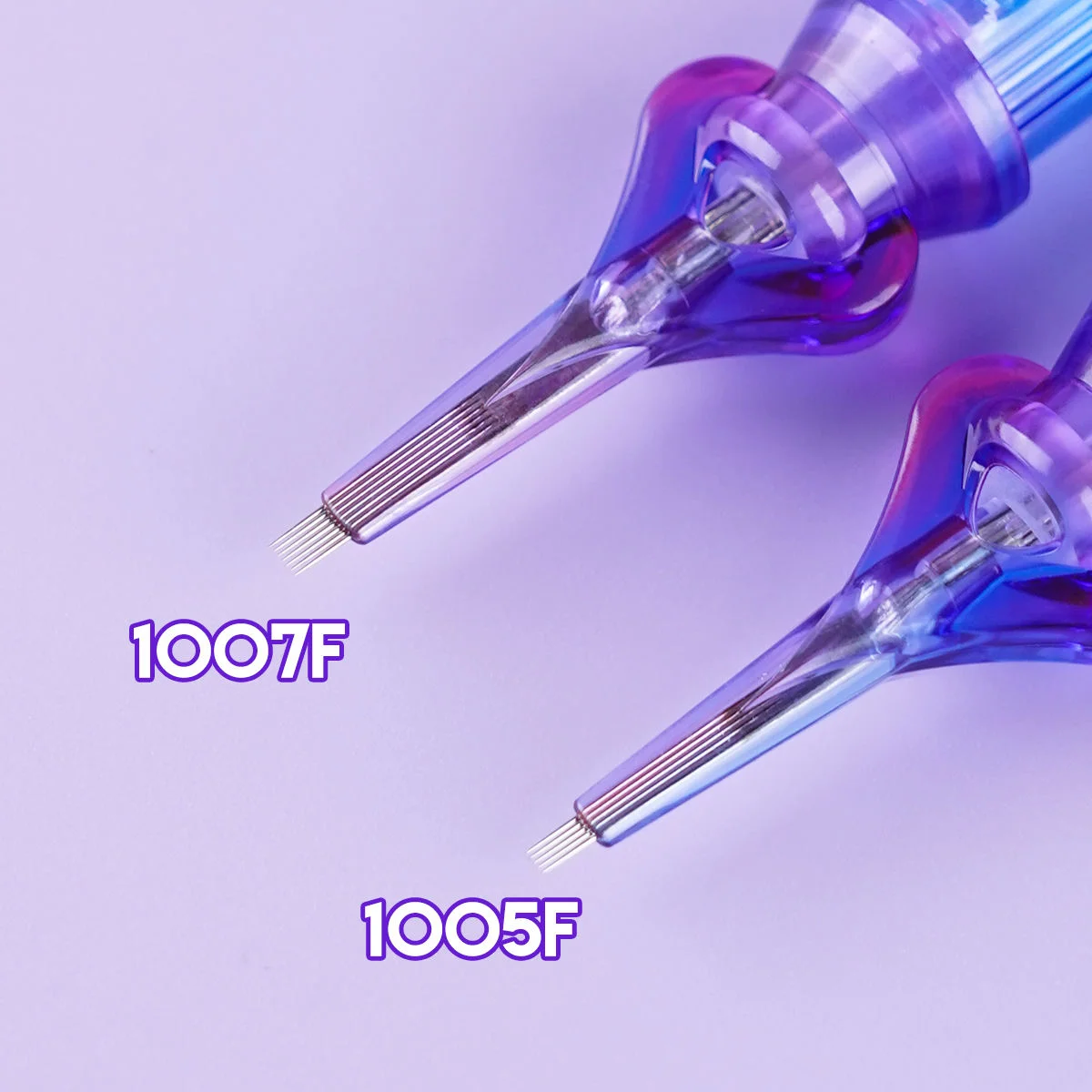 Wholesale  Ocean Heart Microblade N eedle Machine Tattoo Eyebrow Permanent Makeup Tattoo Cartridge 1005F 1007F Box of 20Pcs