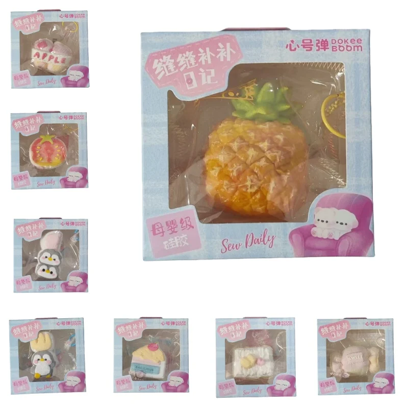 Simpatico giocattolo antistress a rimbalzo lento in morbido silicone giocattolo da spremere simulazione modello animale del fumetto regalo di compleanno antistress