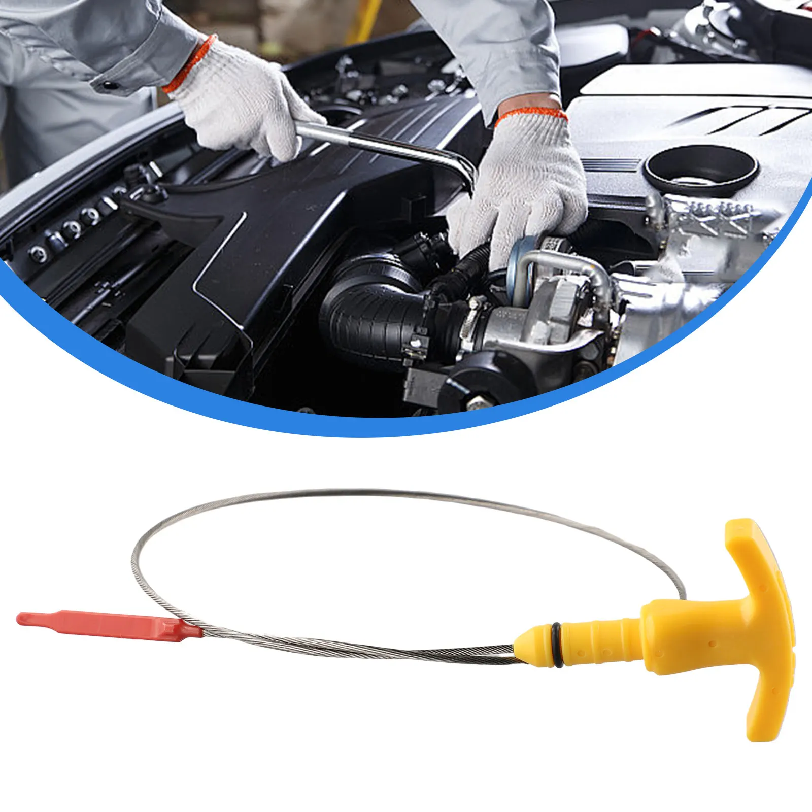 Practical Oil Dipstick Engine Oil Dipstick Plastic 26611-2E021 266112E021 For ELANTRA 2.0L 1999CC L4 26611 2E021