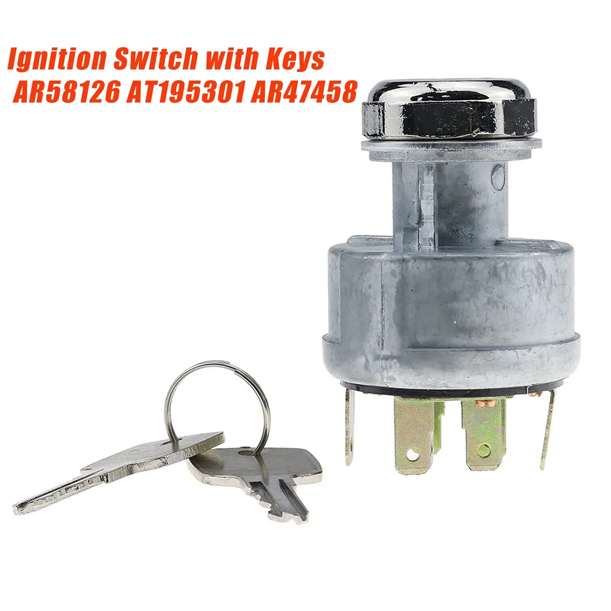 Tractor Ignition Switch with Keys AR58126 AT195301 AR47458 for John Deere 400 401 401B 401C 401D 322 330 332 510