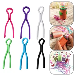 20Pcs Sewing Bobbin Clips Colorful Long Thread Clip Spool Storage Holder Sewing Clips Tools DIY Sewing Accessories