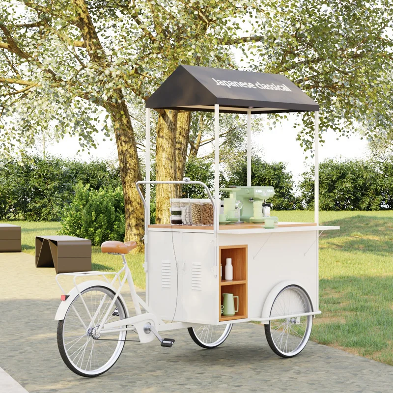Mobile float stall rack, market night market commercial street snack cart, supermarket truck stall truck