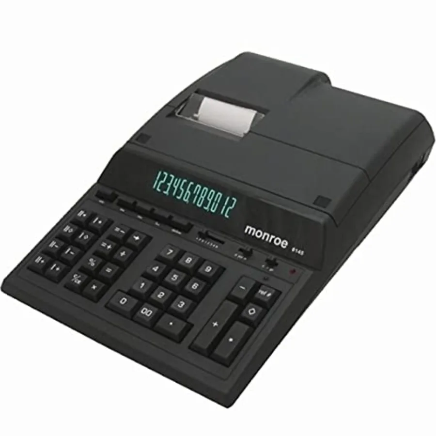 

Heavyduty standard desktop printing calculator with 14digit display 5.0 lines per second printing speed 13 lines per second pap