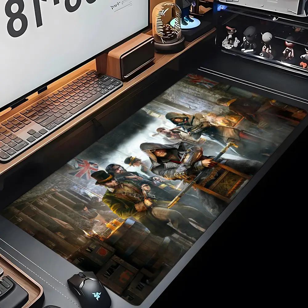 

A-Assassins C-Creed игровой коврик для мыши игровой коврик для мыши большой 900x400x2 мм коврик для мыши Gamer Mause ковер ПК стол