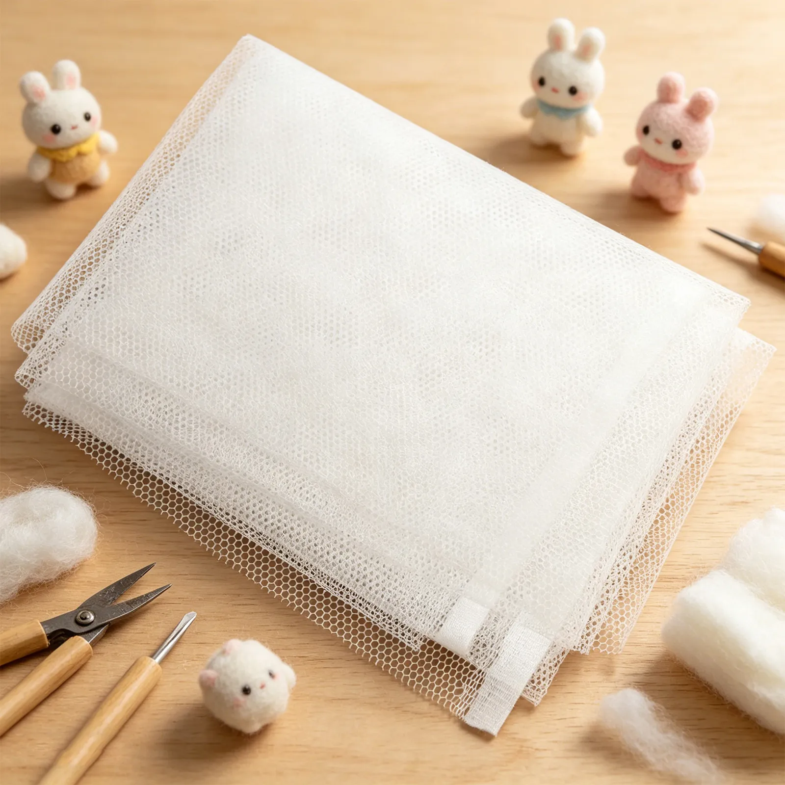 4 Stück Wollfilz-Netz, Weiß, S – Felt Sheet Wool Bewertung und Preis