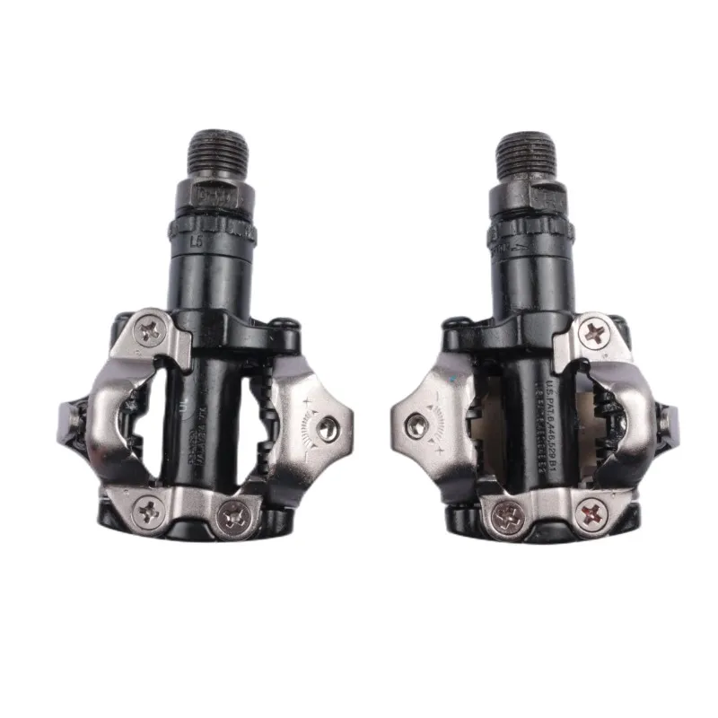 Shimano Deore M6000 M520 Pedal PD-M520 Double-sided Pedal SPD Black Silver Pedal For MTB Mountain Bike Pedal Center 55mm