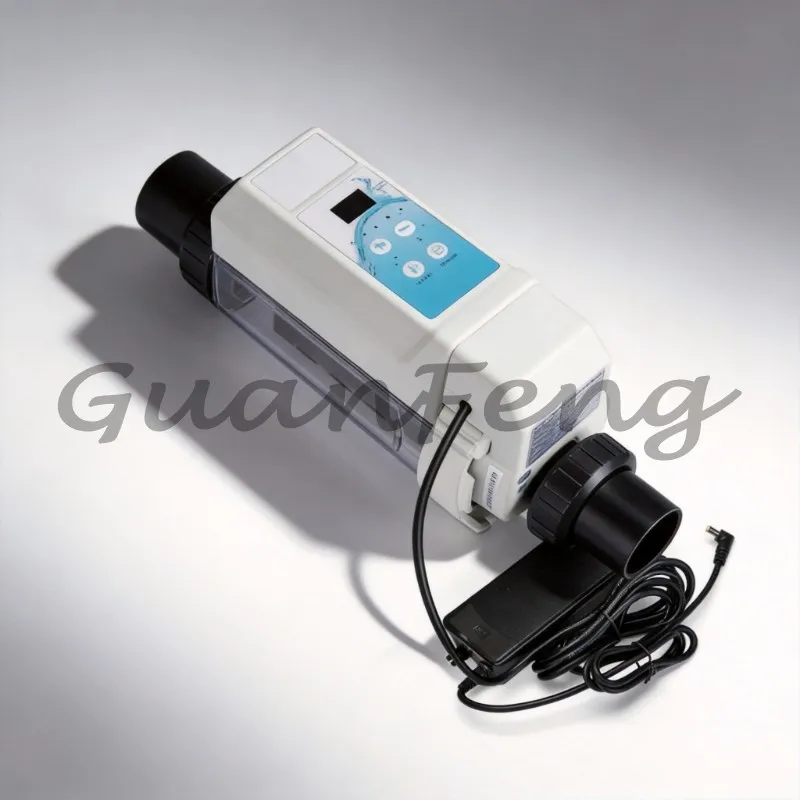 Salt Water Chlorine Generator, Swimming Pool Electrolytic Salt Disinfection Chlorinator Electrolyzer