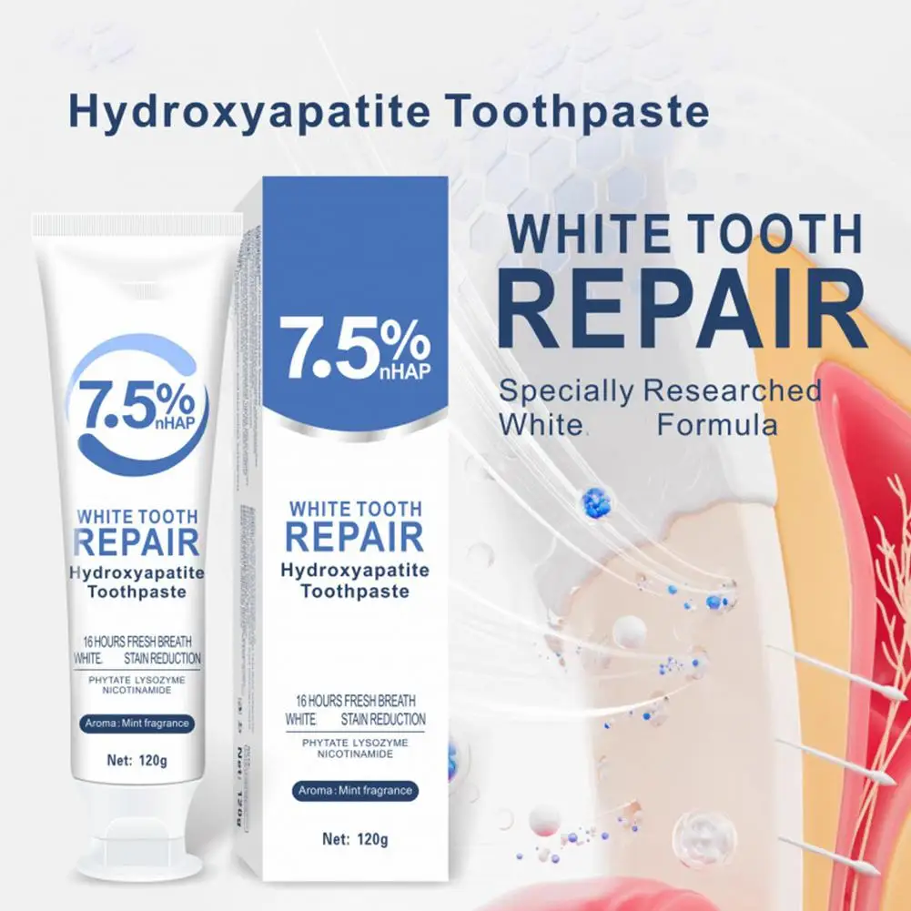 120g Toothpaste Dental Plaque Stain Remover Cleaning Oral Fresh Breath Improve Sensitive Teeth Whitening Tooth Gel Pen