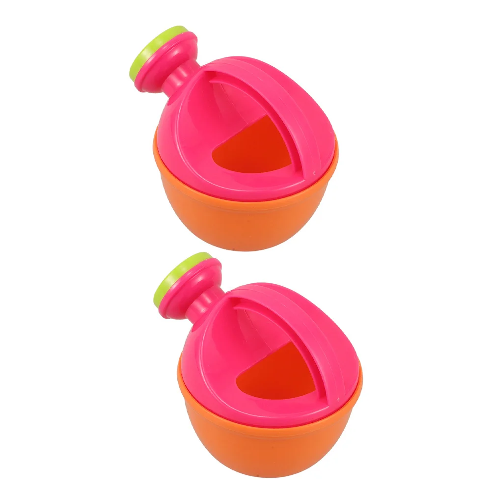

2Pcs Children Watering Can Plastic Handheld Sprayer Bath Play Sand Beach Outdoor Watering Pot for Kids Motor Skills