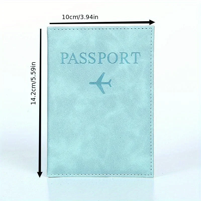 PU Simple Passport Protector Passport Holder Ticket Holder