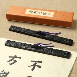 Metal Copper Coin Pattern PaperWeight Multifunction Cast Iron Paperweights Chinese Calligraphy Painting Rice Paper Paper Weight