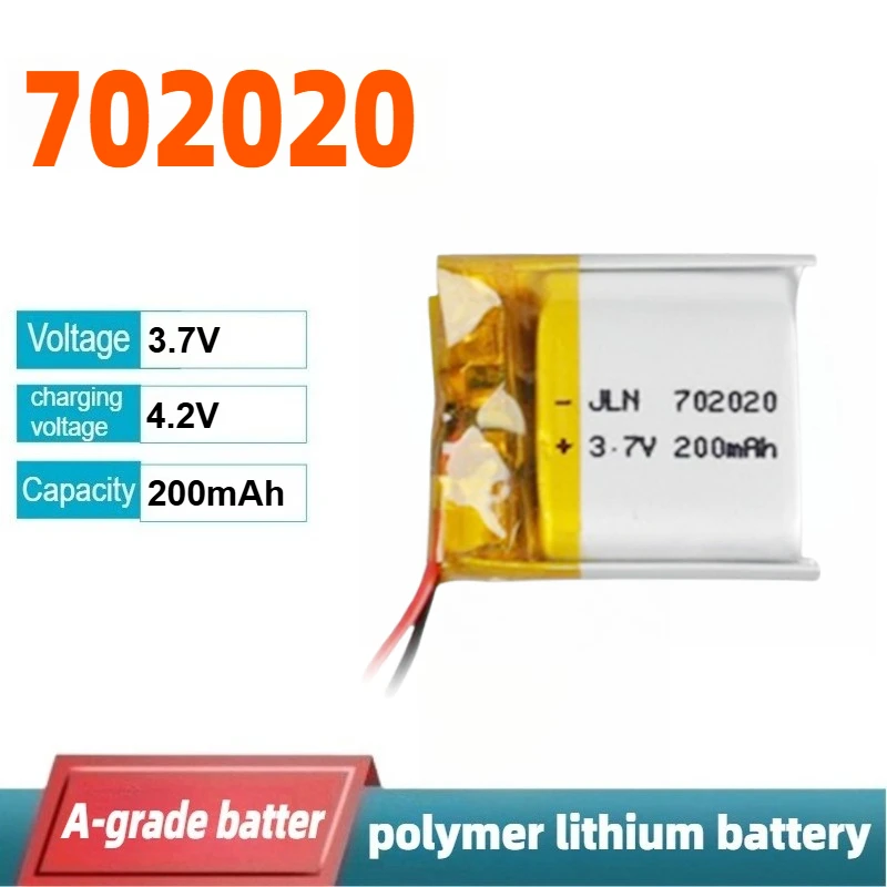 

Lipo Battery 702020 Li-Polymer Batteries for Remote Control Audio Speaker Bluetooth Headset Mouse Keyboard