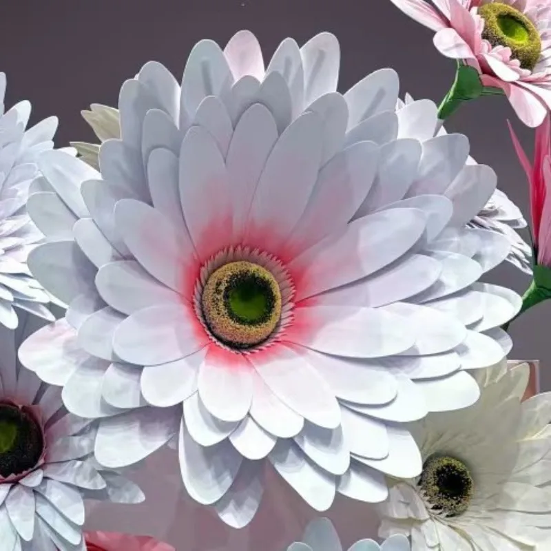 Simulation flower art ornament large paper flower landscaping wedding props window decoration props