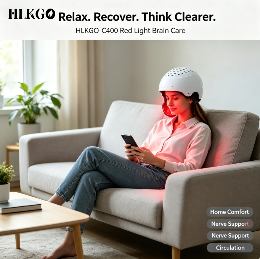 Brain Cognitive Support & Neuro Care – 1070nm Near Infrared PBM Helmet for Parkinson Stroke Insomnia Therapy